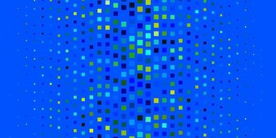 pano de fundo vector azul e verde claro com retângulos. retângulos com gradiente colorido em abstrato. modelo para celulares.