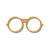ícone de vetor de óculos vintage