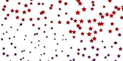 padrão de vetor azul e vermelho escuro com estrelas abstratas. ilustração abstrata geométrica moderna com estrelas. padrão para embrulhar presentes.