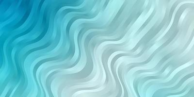 fundo vector azul, verde claro com linhas curvas. ilustração abstrata colorida com curvas de gradiente. padrão para livretos de negócios, folhetos