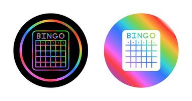 ícone de vetor de bingo