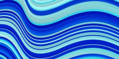 fundo vector azul claro com linhas irônicas. ilustração em estilo abstrato com gradiente curvado. design inteligente para suas promoções.