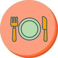ícone de vetor de refeição