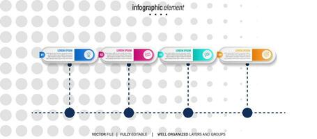 apresentação o negócio infográfico modelo vetor. vetor