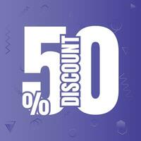 50. por cento desconto acordo placa ícone, 50. por cento especial oferta desconto vetor, 50. por cento venda preço redução oferta projeto, Sexta-feira compras venda desconto percentagem ícone Projeto vetor