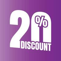 20 por cento desconto acordo placa ícone, 20 por cento especial oferta desconto vetor, 20 por cento venda preço redução oferta projeto, Sexta-feira compras venda desconto percentagem ícone Projeto vetor