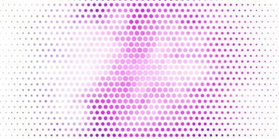 padrão de vetor rosa claro com círculos. glitter ilustração abstrata com gotas coloridas. design para cartazes, banners.