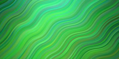 modelo de vetor verde claro com linhas. ilustração em estilo de meio-tom com curvas de gradiente. padrão para livretos de negócios, folhetos