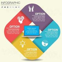 modelo de design de infográfico de cronograma de estrada com ícones coloridos. ilustração vetorial para layout de fluxo de trabalho, diagrama, opções de números, design de web. vetor