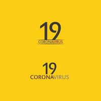 vetor de vírus corona virus logo, logo vaccin, ícone de bactéria infecciosa e saúde perigo distanciamento social pandemia covid 19