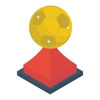 copa do troféu de futebol vetor