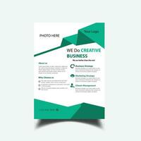 nós Faz criativos o negócio folheto Projeto modelo vetor