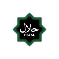 halal Comida emblema. halal logotipo. vetor ilustração. certificado marcação. isolado vetor ilustração.