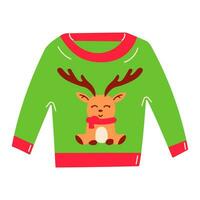 suéter Natal roupas estilo calor ícone elemento vetor