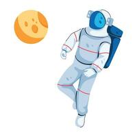 conceitos de astronauta na moda vetor