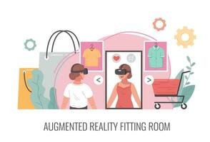 virtual realidade apropriado quarto vetor