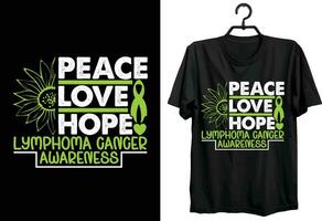 linfoma Câncer camiseta Projeto. presente item linfoma Câncer camiseta Projeto para todos pessoas vetor