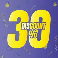 30 por cento desconto acordo placa ícone, 30 por cento especial oferta desconto vetor, 30 por cento venda preço redução oferta projeto, Sexta-feira compras venda desconto percentagem ícone Projeto vetor