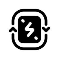 renovável energia sólido ícone. vetor ícone para seu local na rede Internet, móvel, apresentação, e logotipo Projeto.