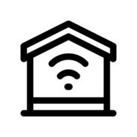 inteligente casa linha ícone. vetor ícone para seu local na rede Internet, móvel, apresentação, e logotipo Projeto.