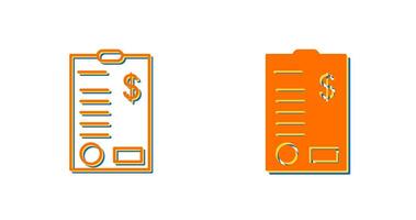 ícone de vetor de notas de dólar