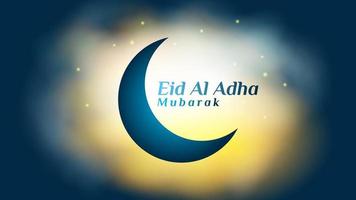 eid al-adha lindo fundo vetor