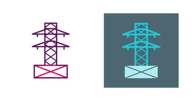 ícone de vetor de torre de eletricidade