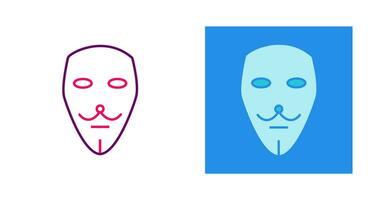 ícone de vetor de duas máscaras