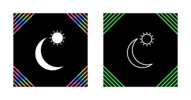 ícone de vetor de sol e planetas