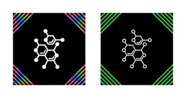 ícone de vetor de moléculas
