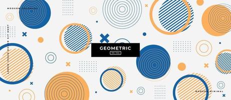 fundo de formas geométricas no estilo memphis. vetor