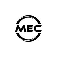 mec carta logotipo projeto, inspiração para uma único identidade. moderno elegância e criativo Projeto. marca d'água seu sucesso com a impressionante isto logotipo. vetor