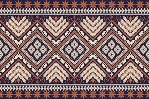 geométrico étnico asteca bordado estilo.figura ikat oriental tradicional arte padrão.design para étnico plano de fundo,papel de parede,moda,vestuário,embrulho,tecido,elemento,sarong,gráfico ilustração. vetor