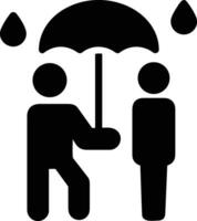 guarda-chuva proteção ícone símbolo vetor imagem. ilustração do a segurança proteger guarda-chuva segurança Projeto imagem