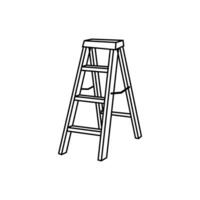 escada ícone vetor. passos ilustração placa. escadas símbolo ou logotipo. vetor