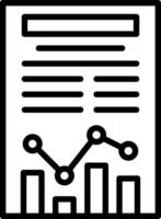 design de ícone de vetor de estatísticas