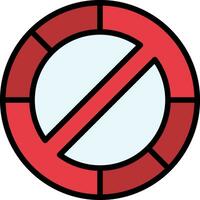 proibido vetor ícone Projeto