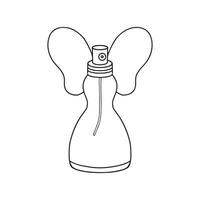 vetor mão desenhado perfume esboço rabisco ícone. perfume esboço ilustração para imprimir, rede, Móvel e infográficos isolado em branco fundo