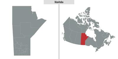 mapa da província do canadá vetor