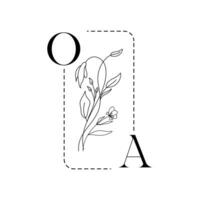 Casamento logotipo, elegante e refinado monograma coleção vetor