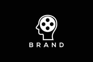 na moda e mínimo conhecimento e filme e televisão Produção vetor logotipo Projeto