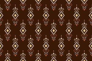 natureza safras Cruz ponto tradicional étnico padronizar paisley flor ikat fundo abstrato asteca africano indonésio indiano desatado padronizar para tecido impressão pano vestir tapete cortinas e sarongue vetor