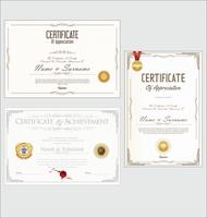 Certificado vetor