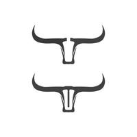 cabeça de búfalo de touro, vaca, vetor de design de logotipo de mascote animal para búfalo de chifre de esporte, animal, mamíferos, logotipo de cabeça, selvagem, matador