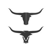 cabeça de búfalo de touro, vaca, vetor de design de logotipo de mascote animal para búfalo de chifre de esporte, animal, mamíferos, logotipo de cabeça, selvagem, matador