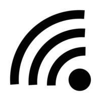 Wi-fi conexão vetor glifo ícone para pessoal e comercial usar.