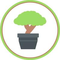 design de ícone de vetor de bonsai
