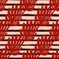 simples orgânico forma desatado padronizar. tropical folhas fundo. Matisse inspirado decoração papel de parede. vetor
