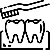 dente dentista ícone símbolo imagem vetor. ilustração do a dental remédio símbolo Projeto gráfico imagem vetor