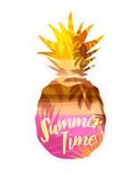Cópia tropical do verão da praia com slogan para t-shirt, cartazes, cartão e outros usos. vetor